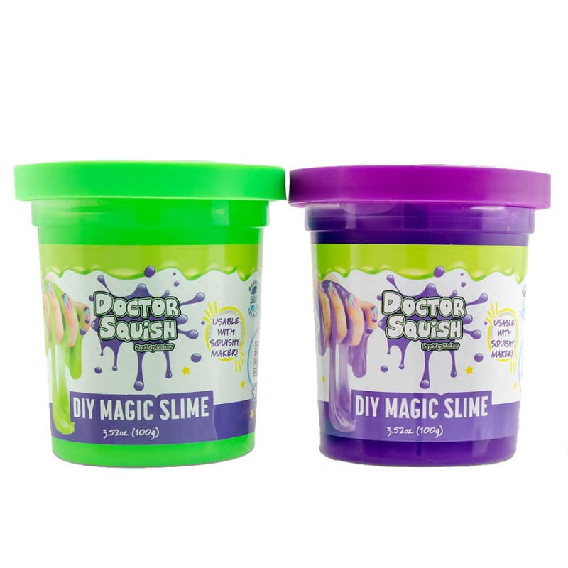 Boti - Doctor Squish Slime Value Pack - Green and Purple, 240 grams 38496