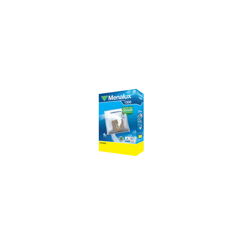Sac aspirateur Menalux 1300 Sacs Synthetiques X4 + 1 filtre