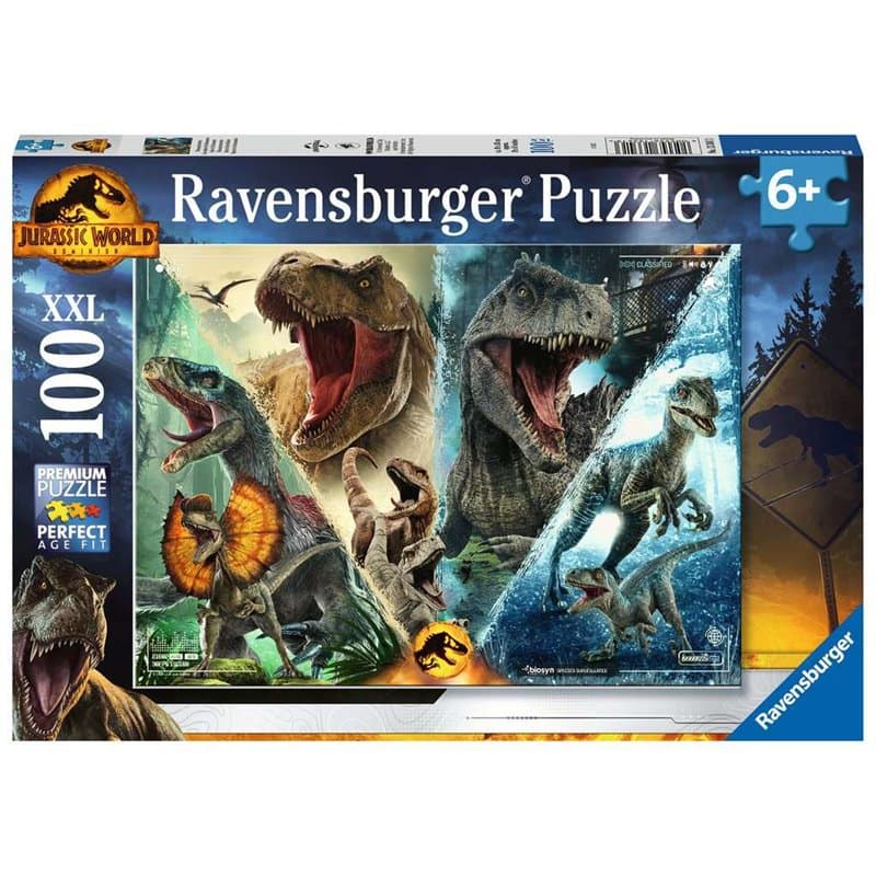 Ravensburger Puzzle 100 p XXL - Les espèces de dinosaures