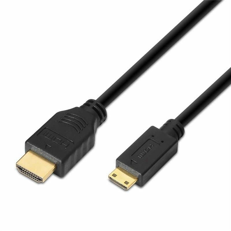 AISENS A119-0114 câble HDMI 1,8 m HDMI Type A (Standard) HDMI Type C (Mini) Noir