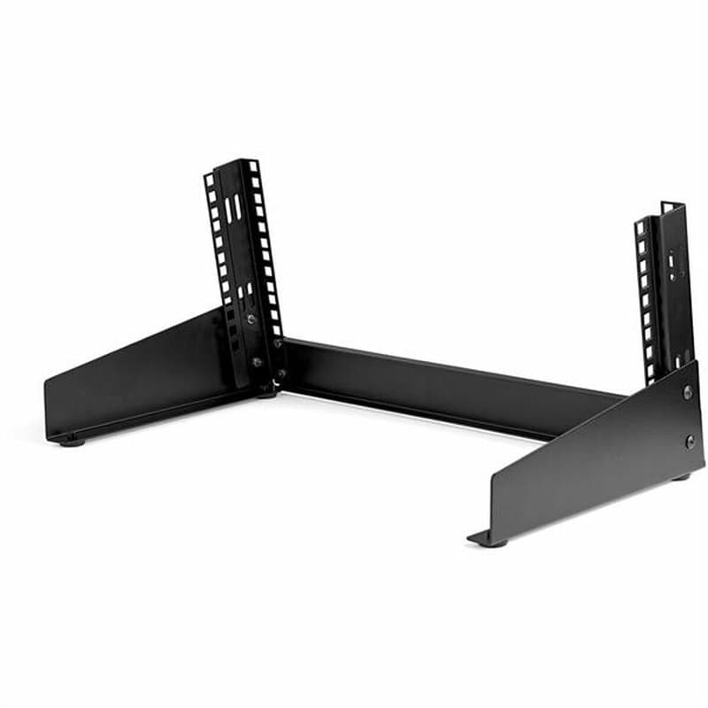 StarTech.com Rack 4U 19" à Cadre Ouvert - Rack Réseau Autoportant à 2 Montants pour Panneaux de Brassage/Données/Matérie