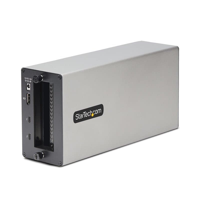 StarTech.com Boîtier PCIe Thunderbolt 3, Châssis d'Extension PCIe TB3 avec 2 Emplacements PCI Express Pour PC Portables/