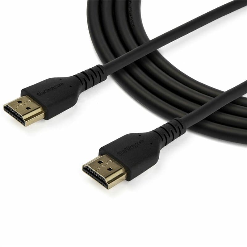 StarTech.com Câble HDMI 2.0 de 1,5m avec Ethernet Certifié Premium, Haute Débit UHD 4K 60Hz HDR Durable, Cordon HDMI Mâl