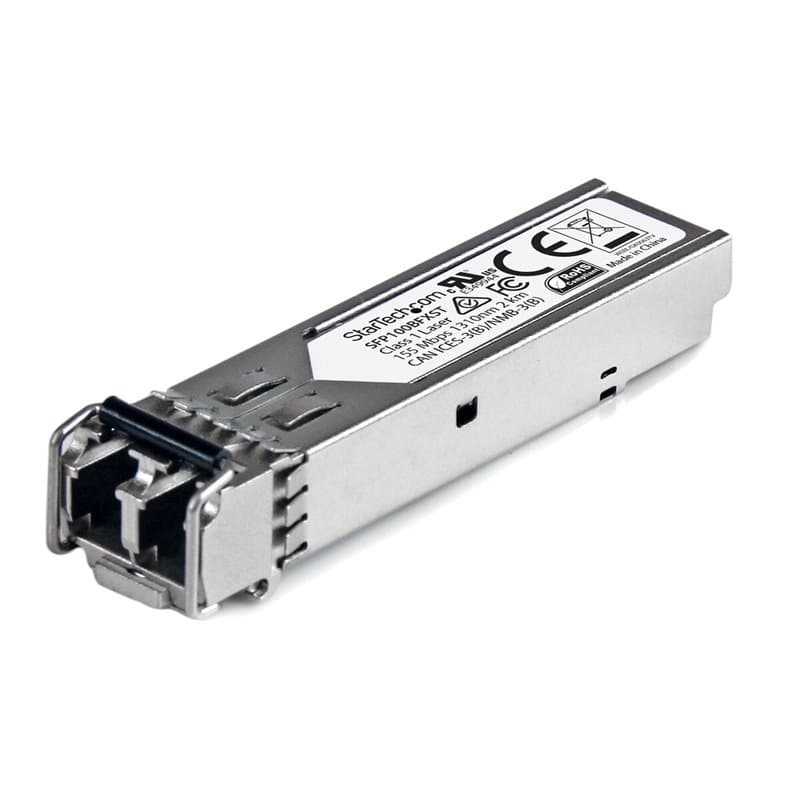 StarTech.com Module de transceiver SFP 100BASE-FX à fibre optique 100 Mb/s - Conforme aux normes MSA - Multimode LC - 2