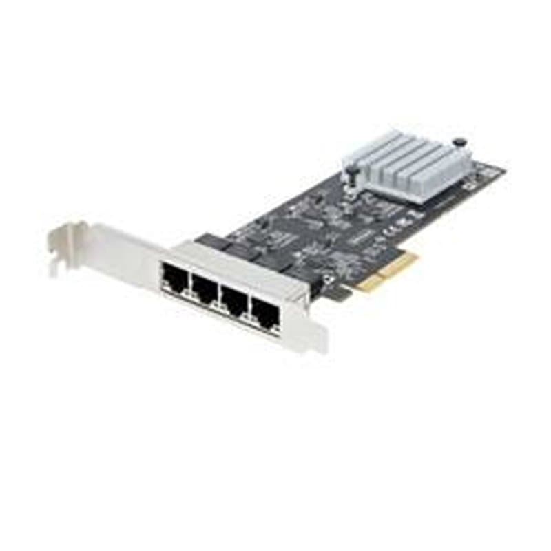 StarTech.com Carte Réseau PCIe à 4 Ports 2,5 Gbps NBASE-T, Intel I225-V - Carte Réseau pour PC - Carte Réseau Ethernet M