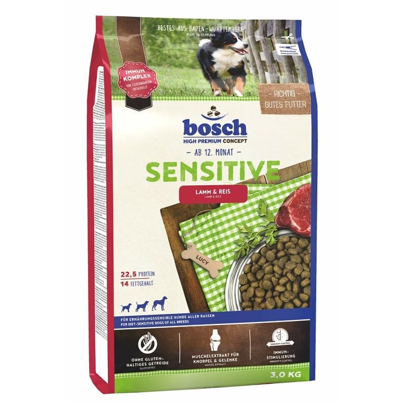 Bosch 5219003 Alimentation sèche pour chiens 3 kg Adulte Agneau, Riz