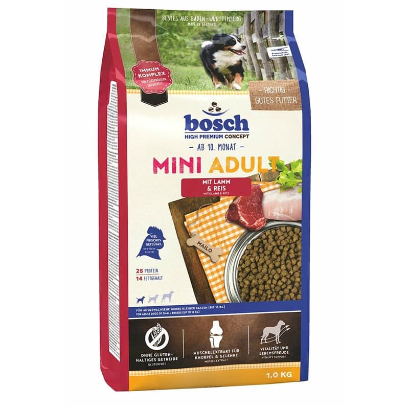 Bosch 5205001 Alimentation sèche pour chiens 1 kg Adulte Agneau, Riz