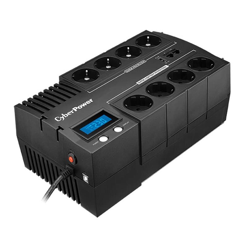 CyberPower BR700ELCD alimentation d'énergie non interruptible Interactivité de ligne 0,7 kVA 420 W 8 sortie(s) CA