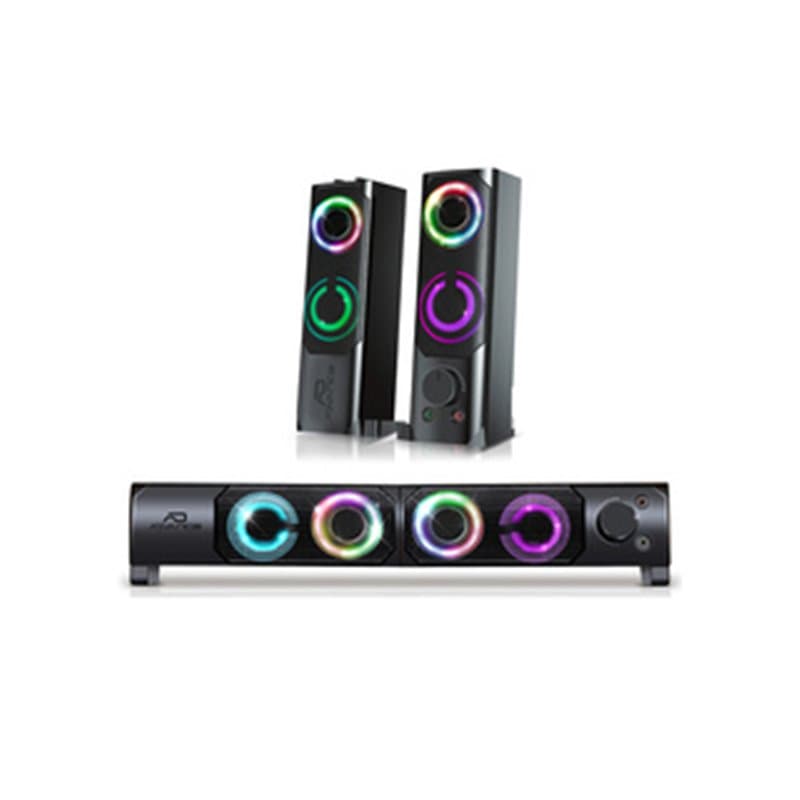 ADVANCE SoundPhonic 2.0 RGB haut-parleur 2-voies Noir Avec fil 6 W