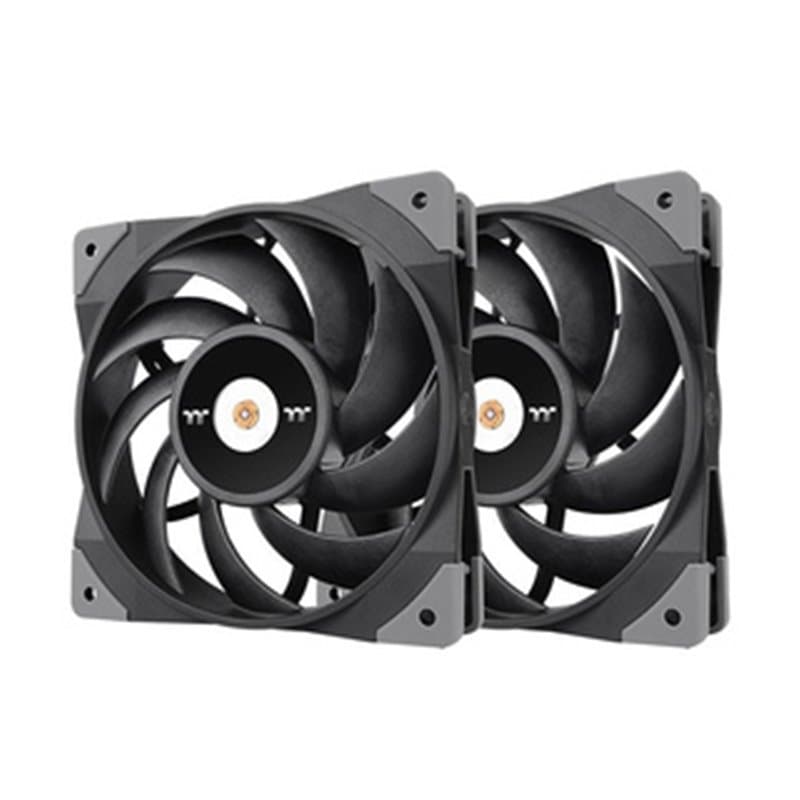 Thermaltake TOUGHFAN 12 Boitier PC Ventilateur 12 cm Noir 2 pièce(s)