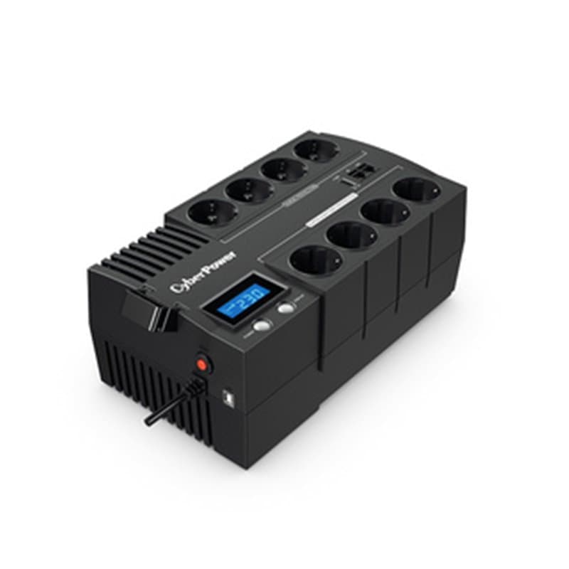 CyberPower BR700ELCD alimentation d'énergie non interruptible Interactivité de ligne 0,7 kVA 420 W 8 sortie(s) CA