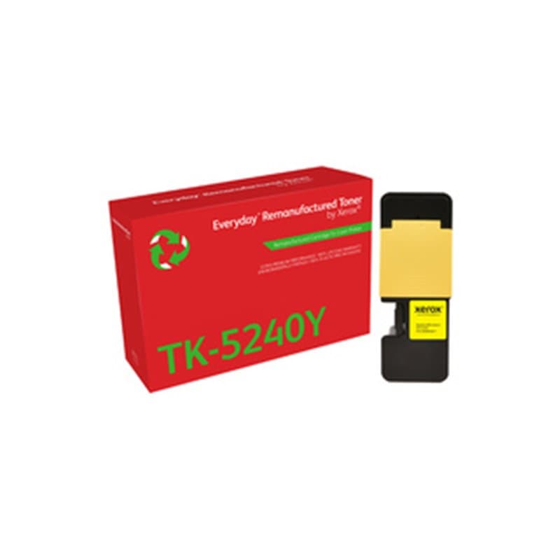 Remanufacturé Everyday Toner remanufacturé Jaune Everyday de Xerox compatible avec Kyocera TK-5240Y, Capacité standard