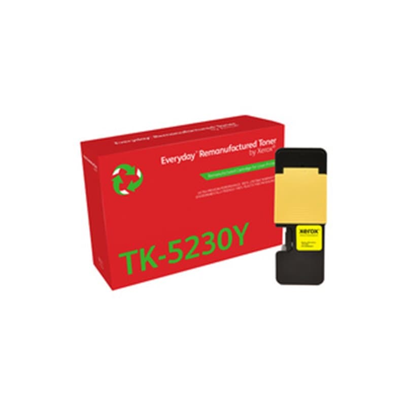 Remanufacturé Everyday Toner remanufacturé Jaune Everyday de Xerox compatible avec Kyocera TK-5230Y, Capacité standard