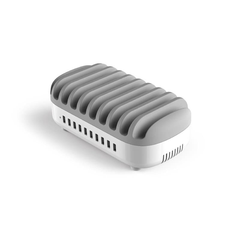 Compulocks 10PUSBDKS-UK Organiseur de station de chargement Autonome Gris, Blanc