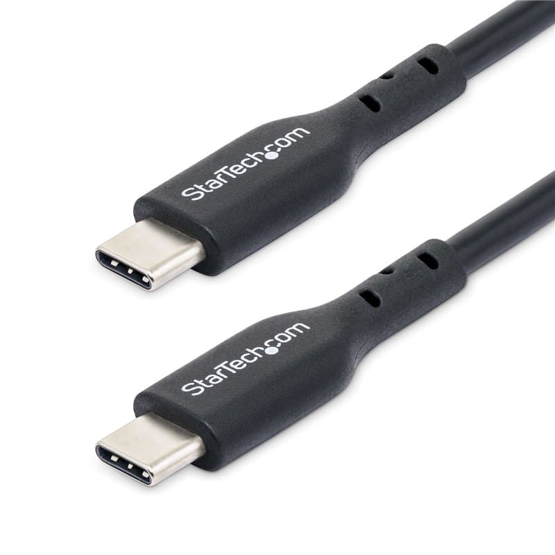StarTech.com Chargeur USB-C de 1m, Câble USB-C, Cordon de Recharge USB 2.0 Type-C pour Ordinateur Portable, Câble de Cha