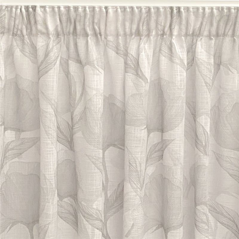 Rideau Alexandra House Living Sofia Gris 400 x 270 x 1 cm Translucide