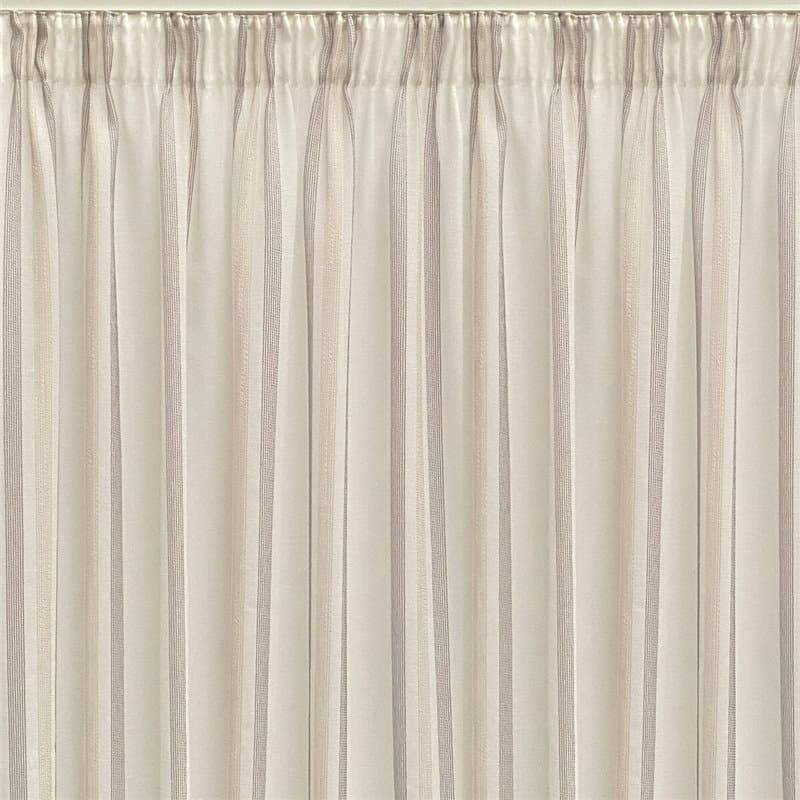 Rideau Alexandra House Living Rebeca Gris 140 x 270 x 1 cm Translucide