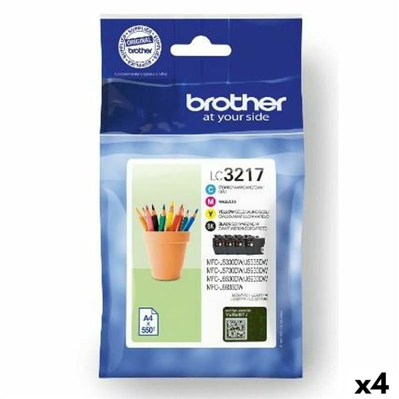 Cartouche d'encre originale Brother MFCJ5330DW, MFCJ5730DW, MFCJ5930DW, MFCJ6530DW, MFCJ6930DW, MFCJ6935DW Noir/Cyan/Mag