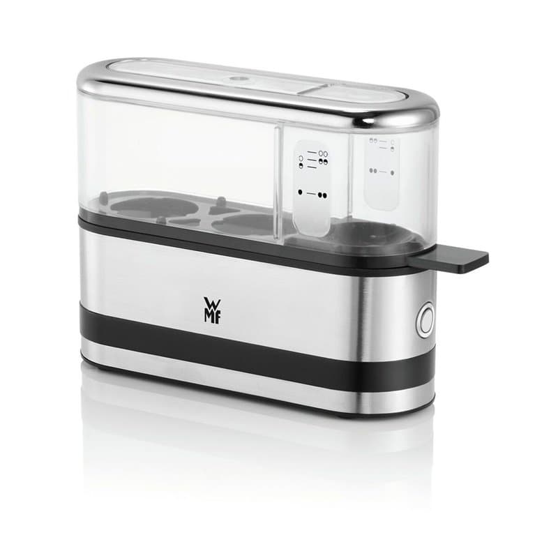 WMF KITCHENminis 04.1502.0011 cuiseur d'oeufs 2 ufs 250 W Noir, Acier inoxydable