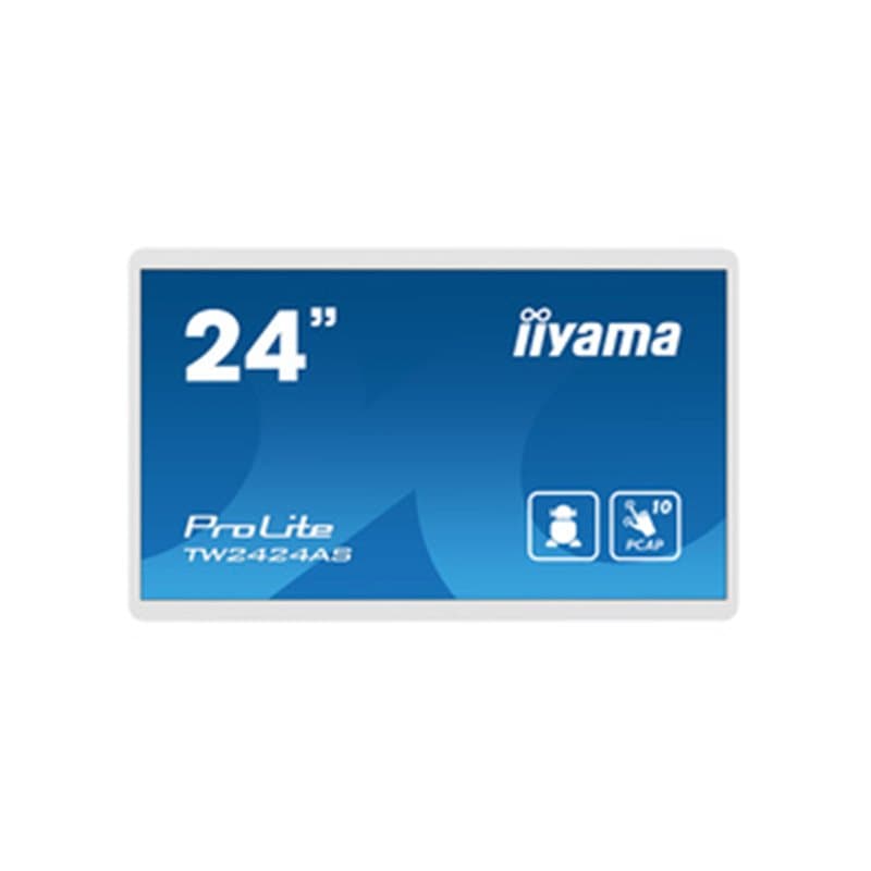 iiyama TW2424AS-W1 affichage de messages Panneau plat de signalisation numérique 60,5 cm (23.8") Wifi 250 cd/m² 4K Ultra