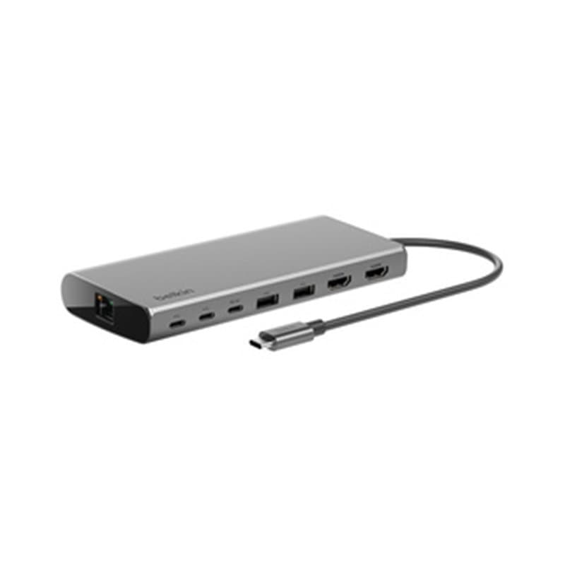 Belkin INC015BTSGY-CZ station d'accueil Avec fil USB 3.2 Gen 1 (3.1 Gen 1) Type-C Aluminium