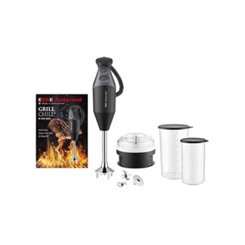 ESGE M 200 BBQ 10 L Mélangeur par immersion 200 W Noir, Chrome