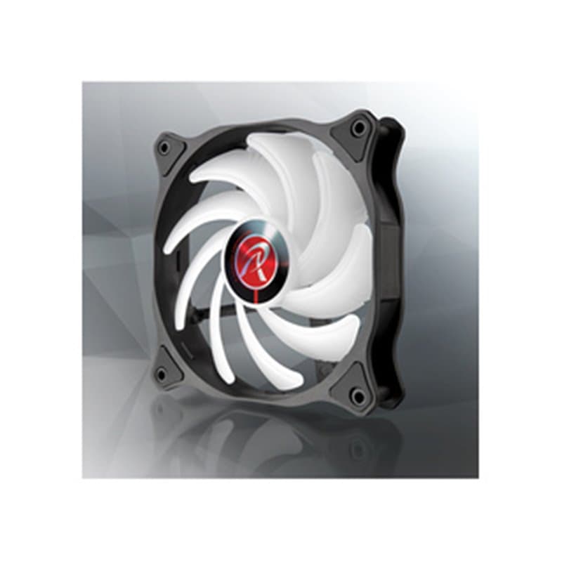 RAIJINTEK EOS 12 RBW ADD Carte-mère, Processeur Ventilateur 12 cm Noir, Blanc 2 pièce(s)