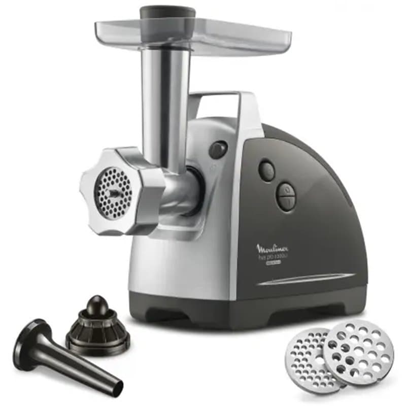 Moulinex HV8 Pro ME686832 hachoir 2200 W Gris, Acier inoxydable