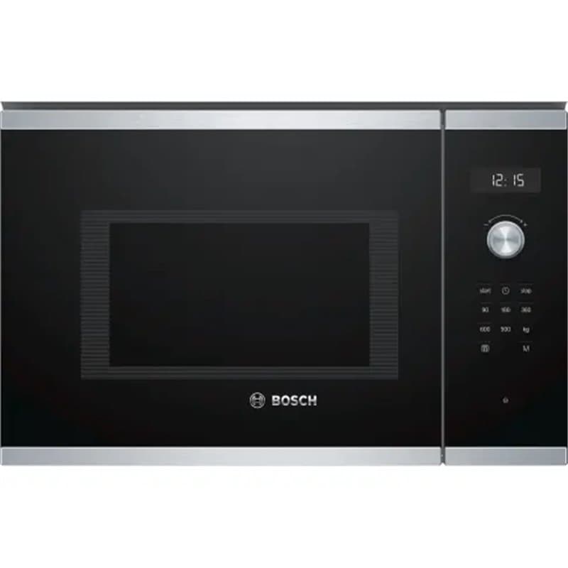 Bosch Serie 6 BFL554MS0 micro-onde Intégré Micro-onde simple 25 L 900 W Noir, Acier inoxydable