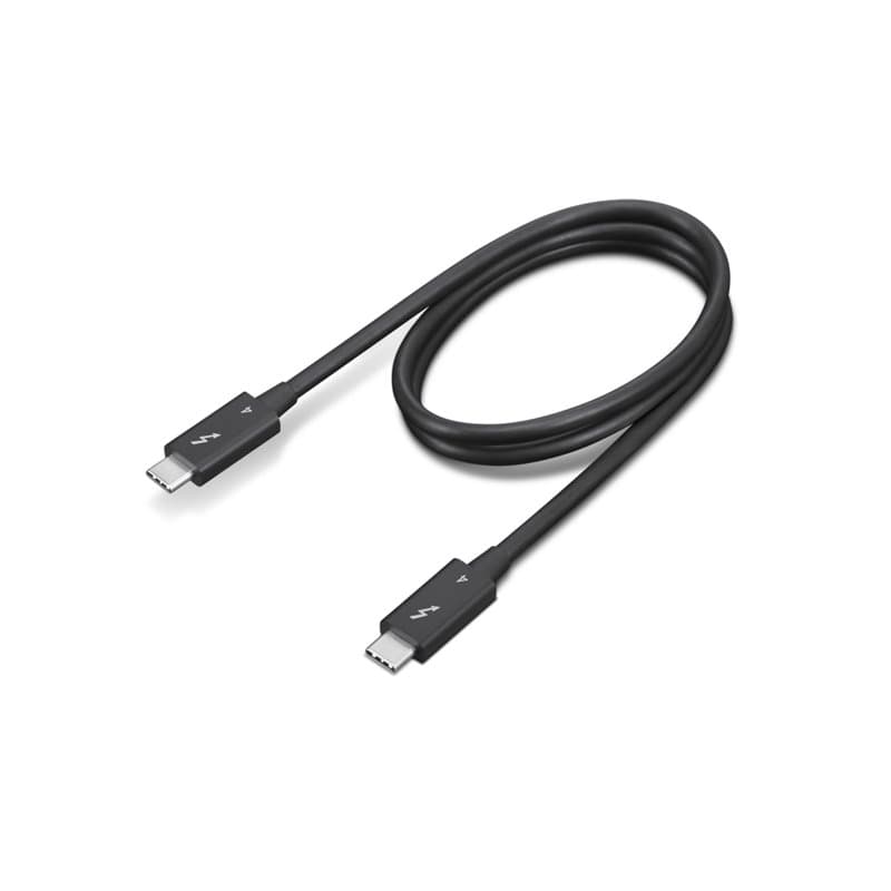 Lenovo 4X91K16968 Câble Thunderbolt 0,7 m 40 Gbit/s Noir