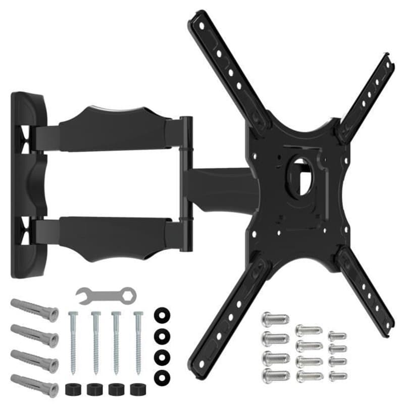 NANOOK Support Mural orientable pour téléviseurs 32-55 Pouces - Inclinable - Support Mural pour téléviseurs LCD, LED, QL