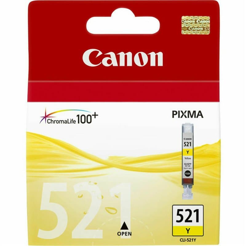 Canon CLI-521 Y cartouche d'encre 1 pièce(s) Original Jaune