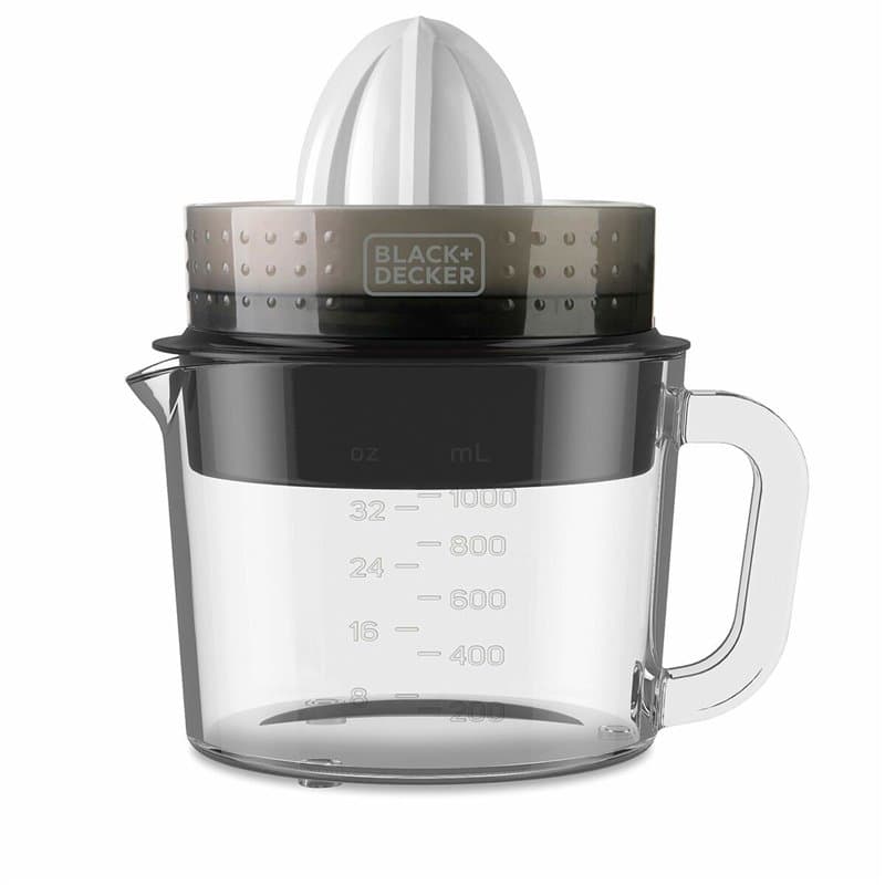 Centrifugeuse électrique Black & Decker ES9240070B Blanc Noir Translucide 30 W 1 L