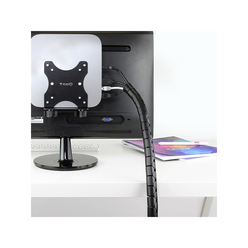 NanoCâble 10.36.0001-BK manchon de câble Noir 2,5 cm