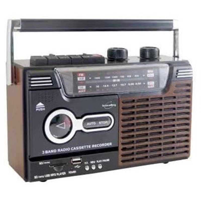 Radio-cassette enregistreur - INOVALLEY - RK10N - Haut-parleur 1 x 8 Watts - AM/FM/SW1/SW2