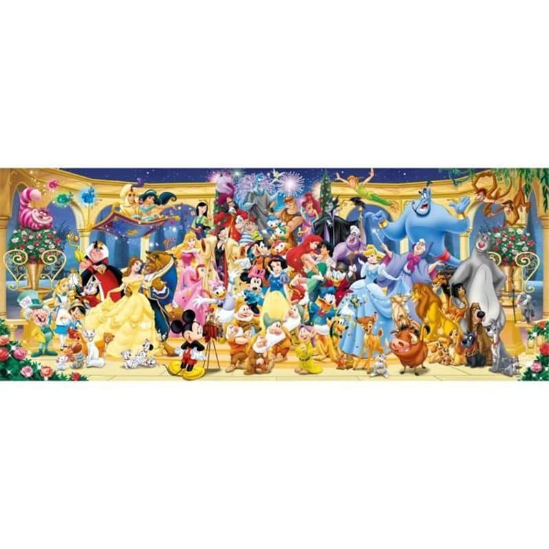 Ravensburger-Puzzle 1000 pieces Panorama-Photo de groupe Disney-Adultes&enfants des 14 ans-Puzzle de qualité supérieure-