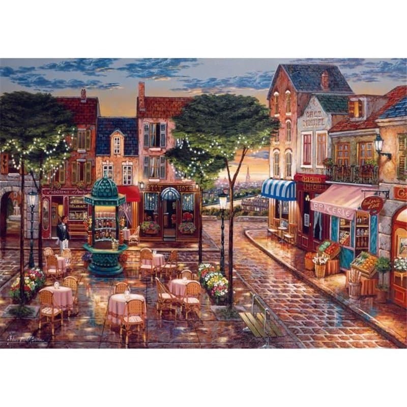 Ravensburger - Puzzle 1000 pieces - Paris en peinture - Adultes & enfants des 14 ans - Puzzle de qualité supérieure - 12