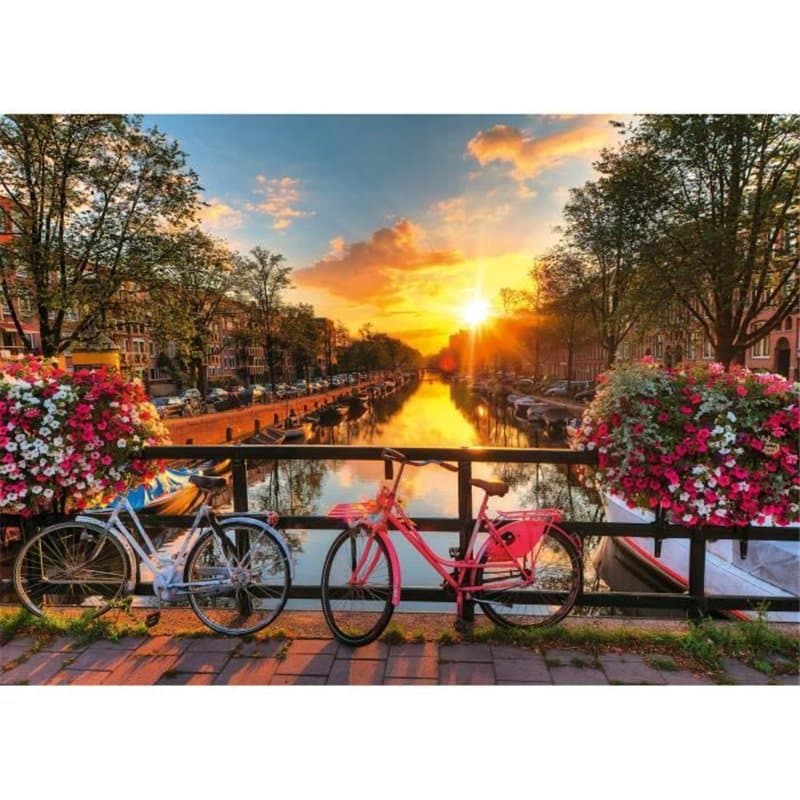 Ravensburger - Puzzle 1000 pieces - Vélos a Amsterdam - Adultes & enfants des 14 ans - Puzzle de qualité supérieure - 12