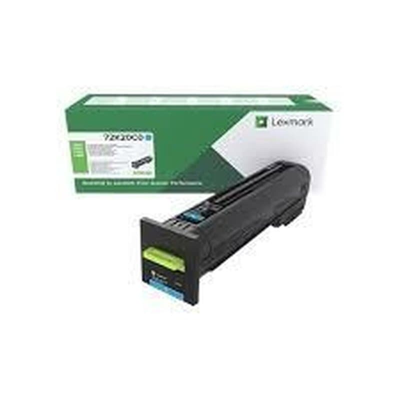 Lexmark 72K20C0 Cartouche de toner 1 pièce(s) Original Cyan