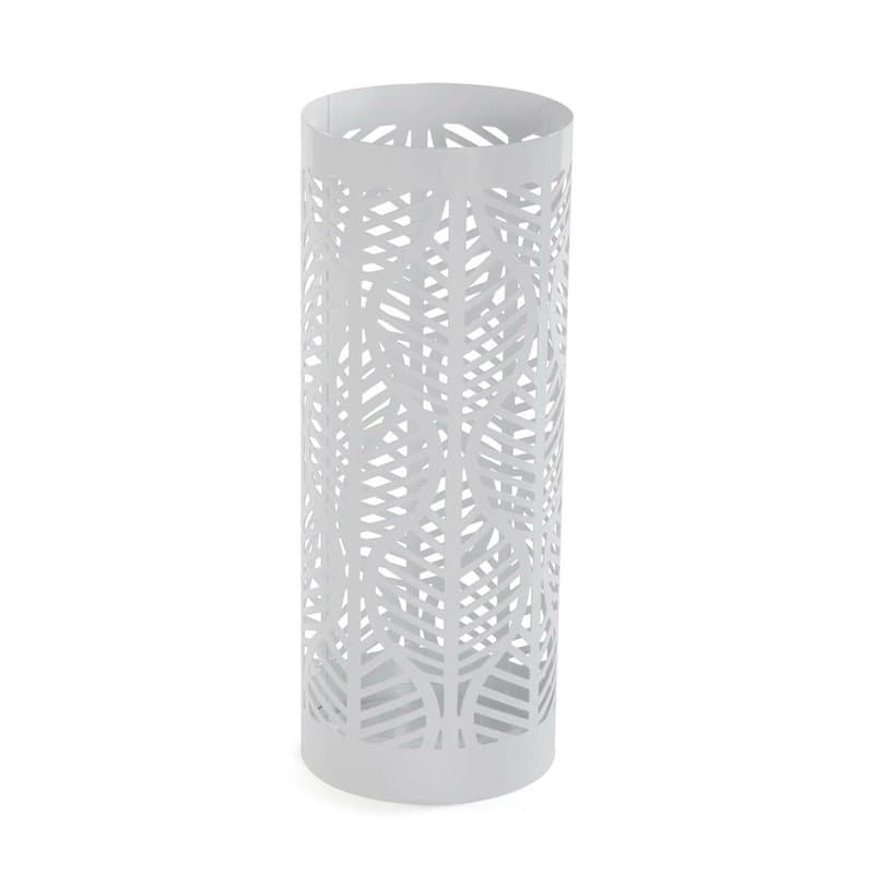 porte-parapluie Versa Volets Blanc Métal Fer 19 x 49 x 19 cm