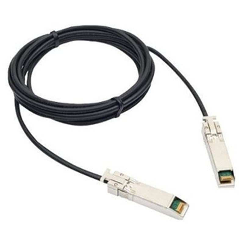 Extreme networks 1m SFP+ câble de fibre optique SFP+ Noir, Argent