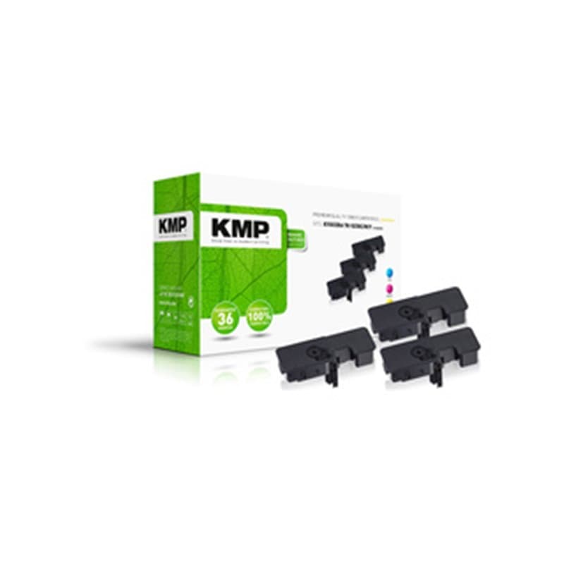 KMP 2911,3030 Cartouche de toner 3 pièce(s) Compatible Cyan, Magenta, Jaune