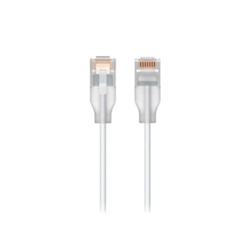 Ubiquiti UACC-Cable-Patch-EL-2M-W câble de réseau Translucide, Blanc Cat6