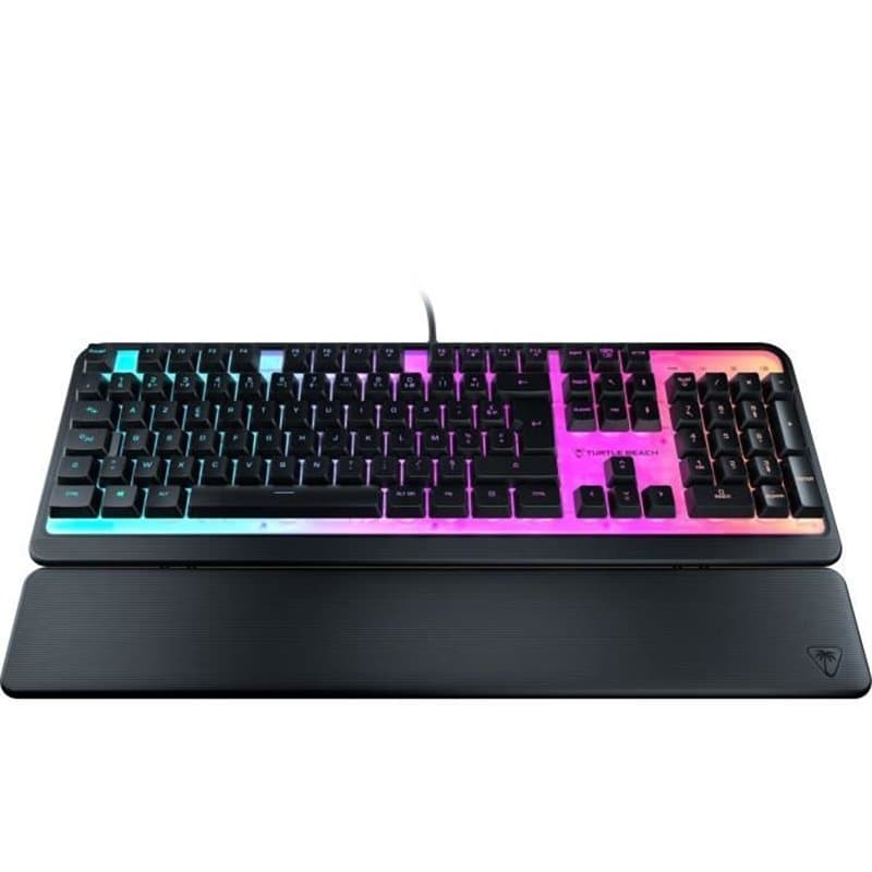 Clavier de jeu - Turtle Beach Magma - Membrane RGB - Noir, touches silencieuses, AIMO RGB