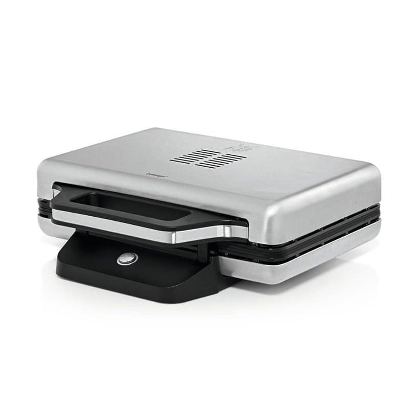 WMF 04.1515.0011 gaufrier et appareil à croque-monsieur 800 W Noir, Argent