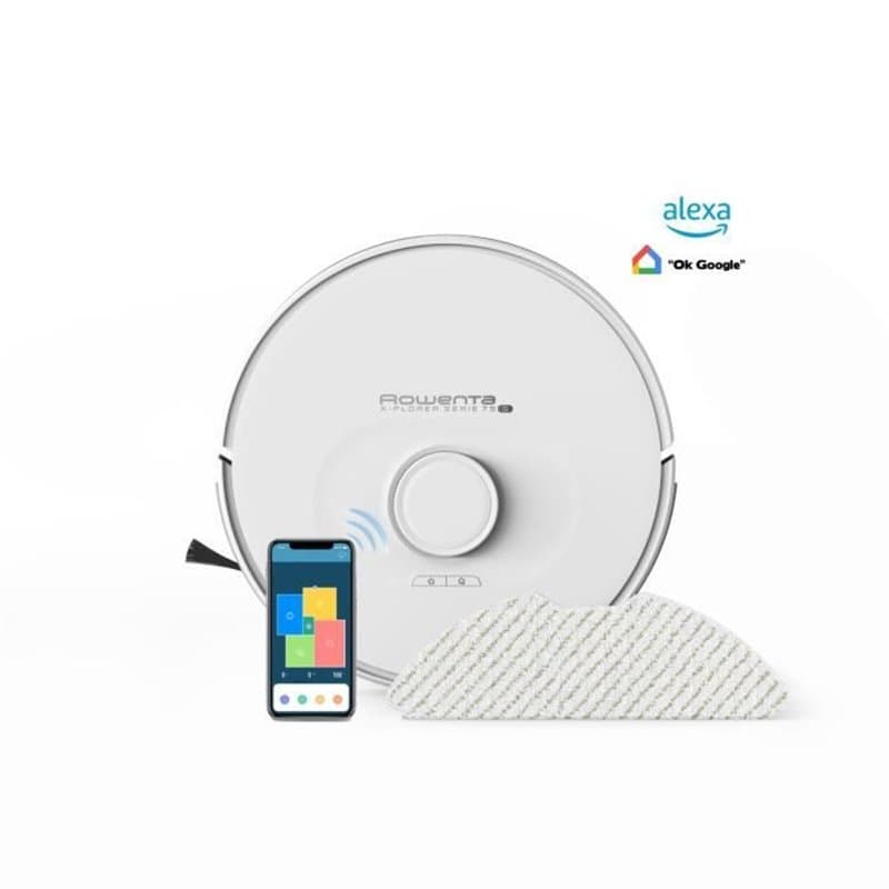 Rowenta X-Plorer RR8567WH robot aspirateur 0,3 L Sans sac Blanc