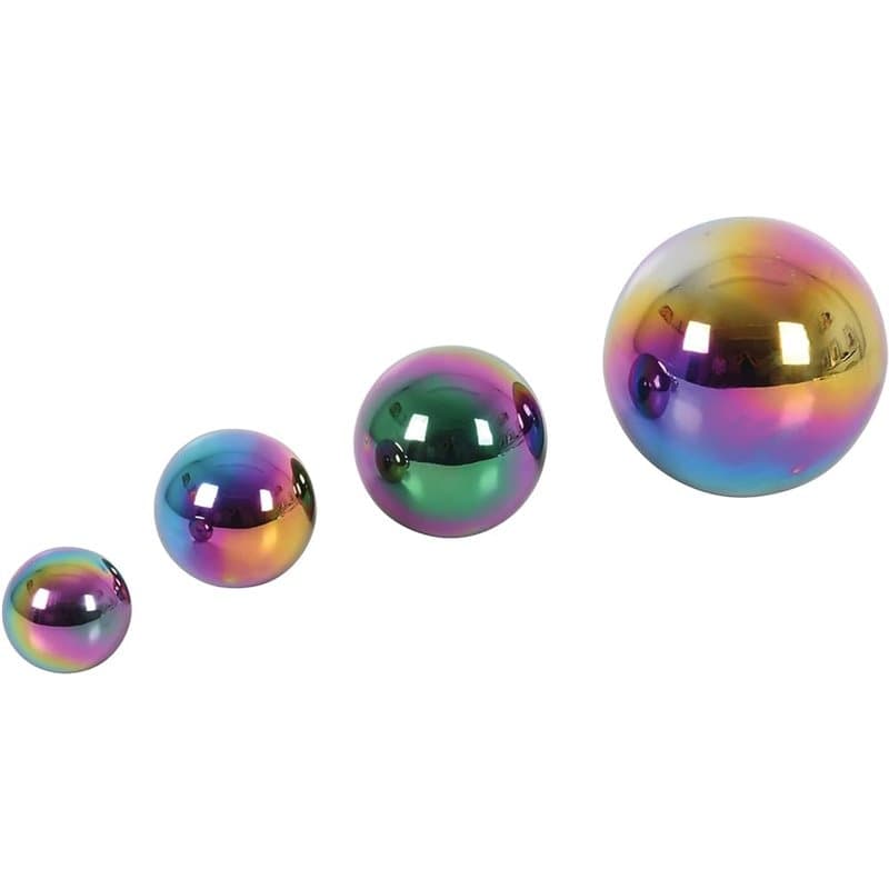 Boules sensorielles réfléchissantes à éclat de couleur - 4 pièces