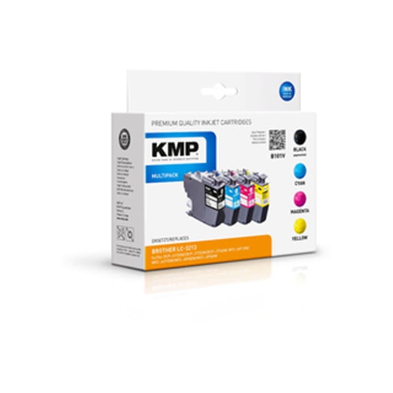 KMP B101V cartouche d'encre 4 pièce(s) Compatible Noir, Cyan, Magenta, Jaune