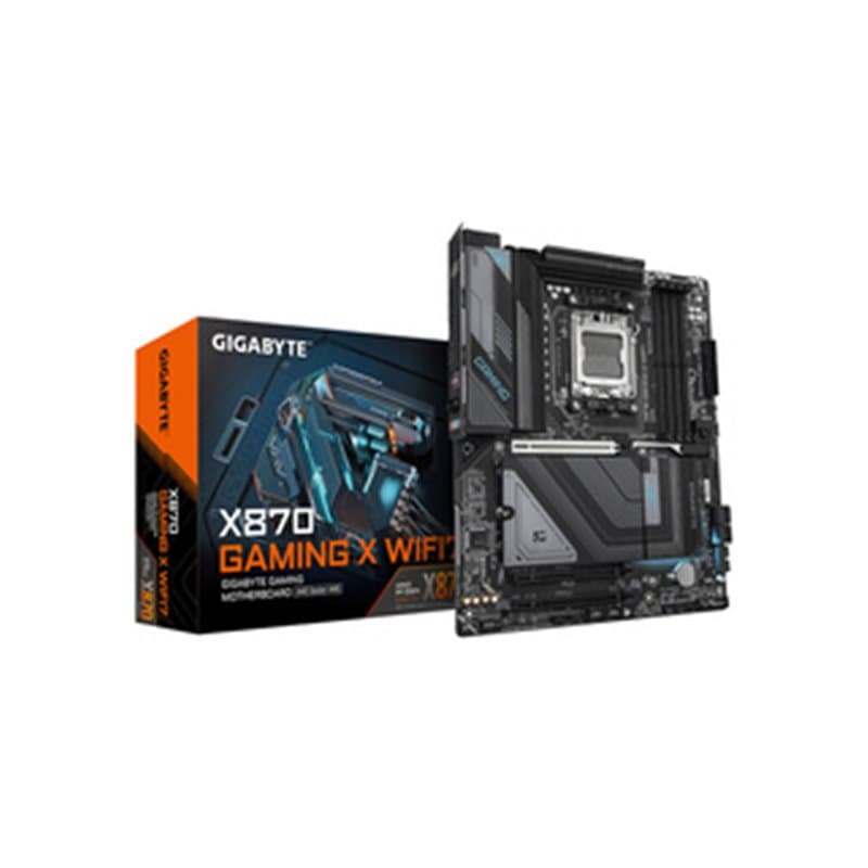 GIGABYTE X870 GAMING X WIFI7 Carte Mère - Prend en charge les processeurs AMD Ryzen 9000, 16+2+2 phases VRM, jusqu'à 800