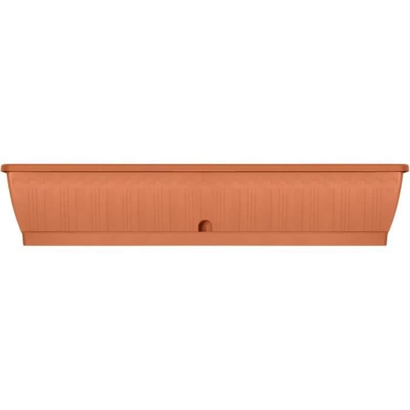 Jardiniere - GARDEN ID Terraflor - Terra 100 cm - Solidité - Réserve d'eau - Recyclé & 100% recyclable - Volume pour pla